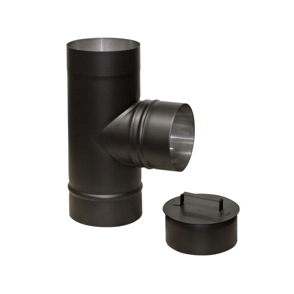  Royal Fire™ Flue Pipe 90 Degree Tee for 5" inch (125mm)