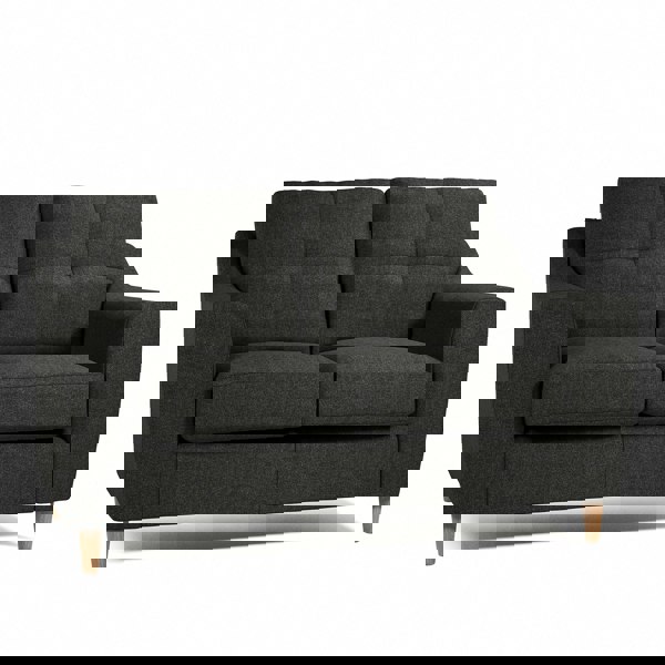 Furnishings For Less Baxter Tufted Fabric 2 Seater Sofa