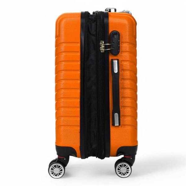 Snowball Hard Shell Expandable Cabin 55 x 37 x 22 cm cm ABS Suitcase Luggage Suitable for Easyjet, Ryanair