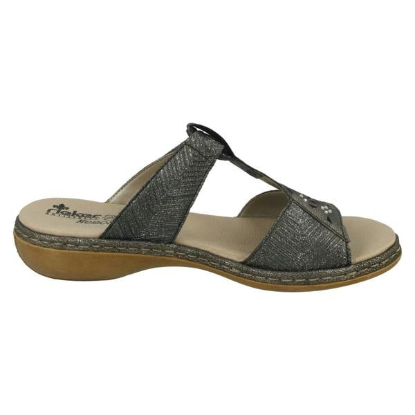 Rieker Ladies Rieker Diamante Cut Out Sandal 65950