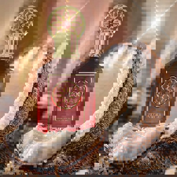 Anfar 1950 Zenit Rouge 100ml Extrait parfum with coconut background