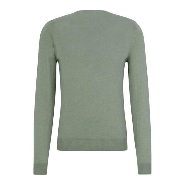 Boss Mens Ribbed Sweater Top - Light Green - 