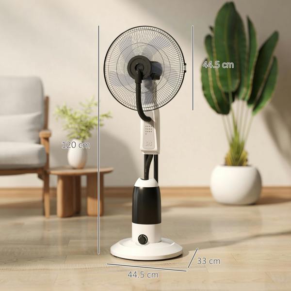 Pedestal Fan with Water Mist Spray