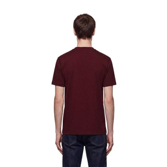 By Lanvin Script Logo Burgundy T-Shirt