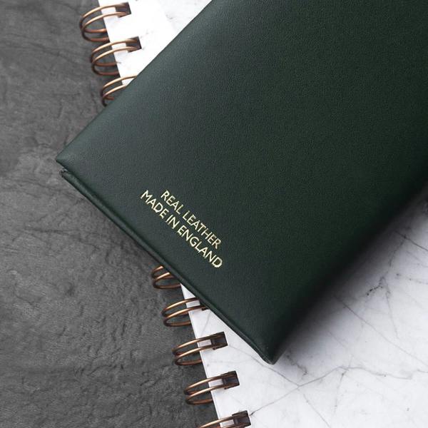 Personalised Leather Golf Notebook - alternative angle
