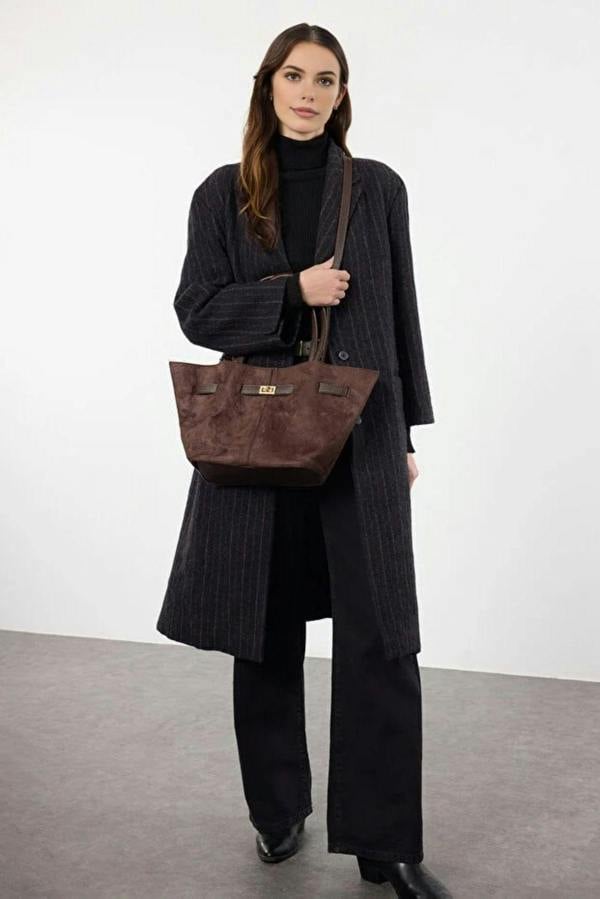 WOVCOR Soft Suede Handle and Crossbody Tote Shoulder Bag