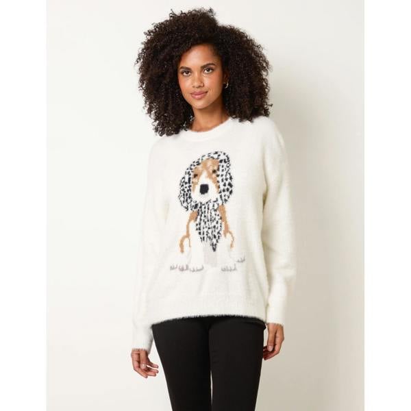 Blue Vanilla Intarsia Dog Jumper