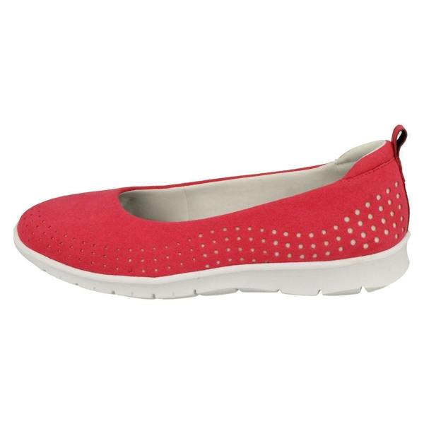 Clarks Ladies Cloud Steppers By Clarks Flat Shoes Step Allena Sea