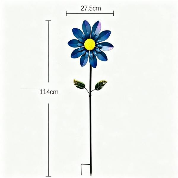 Leaper Simulated Sunflower Rotating Windmill Ornament
