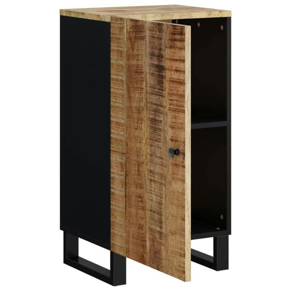 Berkfield Sideboard with Door 40x31x75 cm Solid Wood Mango