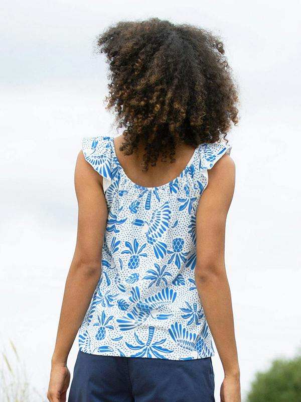 Kite Womens Organic Ulwell Sleeveless Slub Jersey Top Toucan Do It