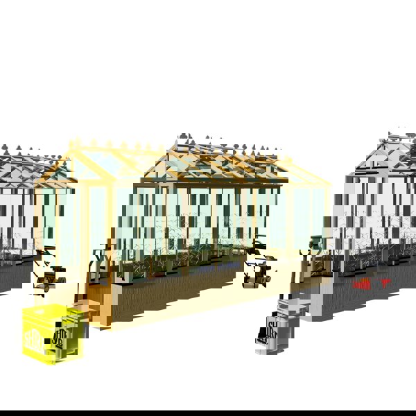 Shire Holkham 6x16 Greenhouse - Best Shed