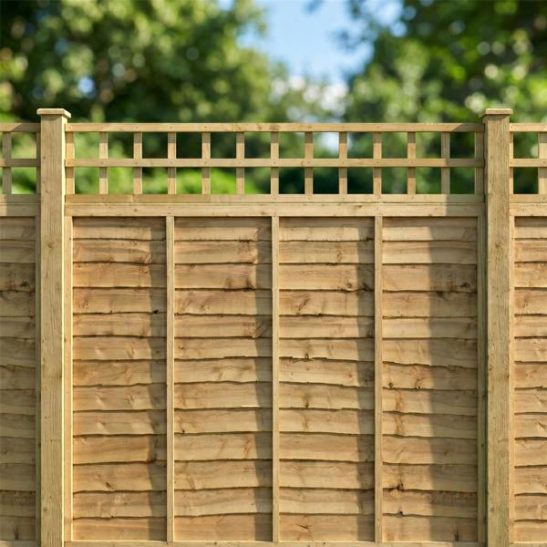 3 pack trellis flat top square [w.6ft x h.1ft] 1