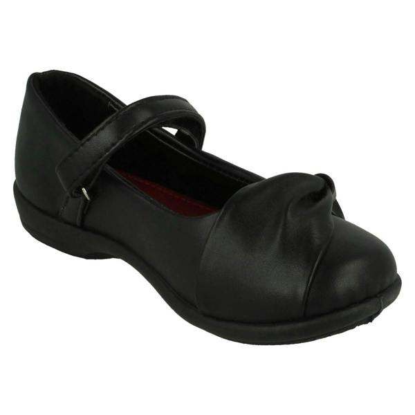 Spot On Girls Spot On Side Bow Detail School Shoes