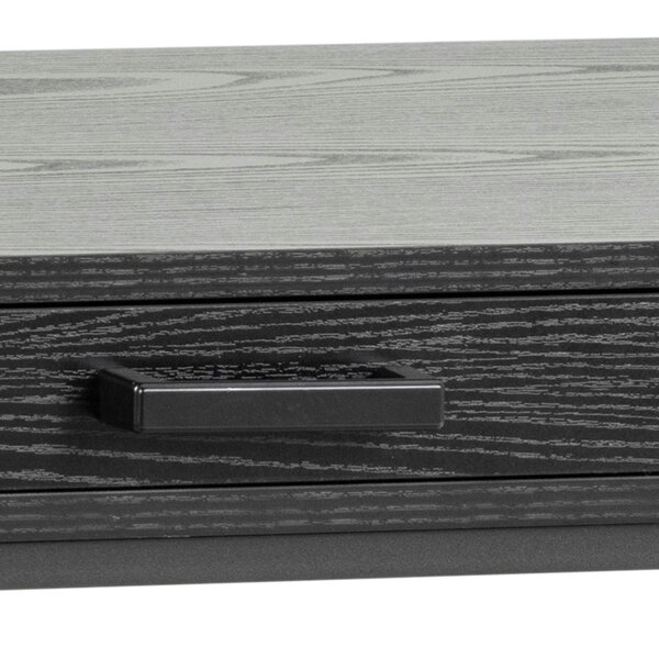 Wyld Haus El Paso Black Wooden 1 Drawer Office Desk