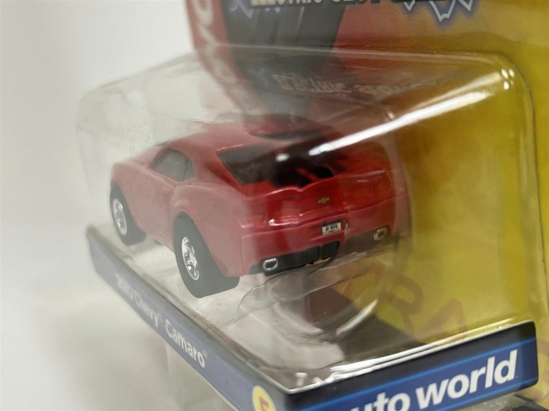 Auto World Slot Cars 2010 Chevy Camaro Red HO Scale Slot Car X Traction Auto World SC373-5