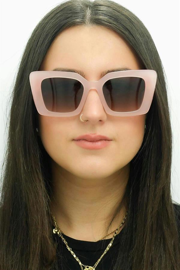 Burberry Sunglasses BE4344 Daisy 387413 Frosted Pink Brown Gradient
