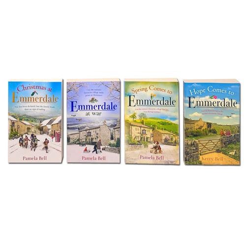 Emmerdale 4 Book Set by Pamela & Kerry Bell Hope Comes To, At War, Christmas At & more