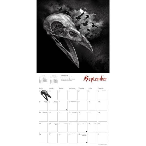 Witchcraft Alchemy Gothic, Neverworld Calendar 2027, Wall Calendars, Month To View, Art, Gift