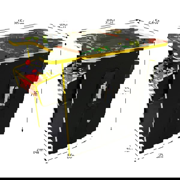 Monstershop Retro Cocktail Table Arcade Games Machine