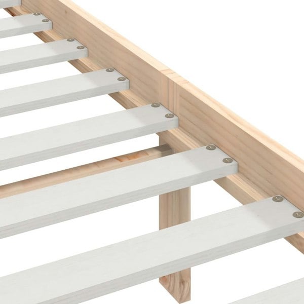 Berkfield Bed Frame 90x190 cm Single Solid Wood Pine