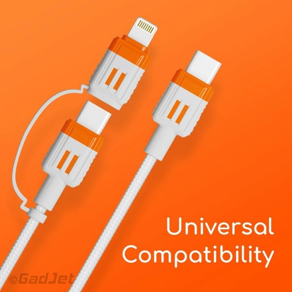 GadJet 2-in-1 Charge & Sync Cable & 2-Port Wall Charger Multipack