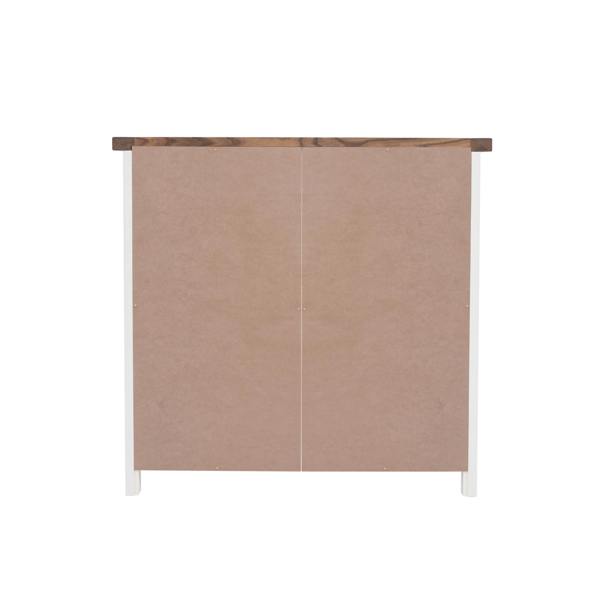 Cabinet Bits Lovere Off White 2 Drawer 2 Door Sideboard Chrome Cup Handle