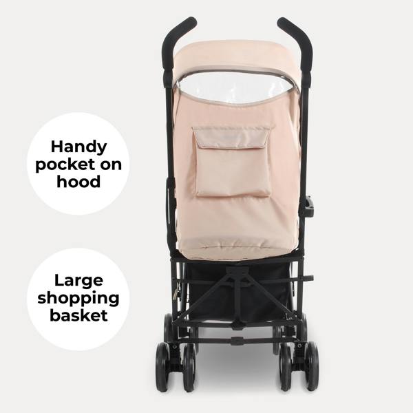 My Babiie MB01 Lightweight Stroller - Quilted Blush Pink
