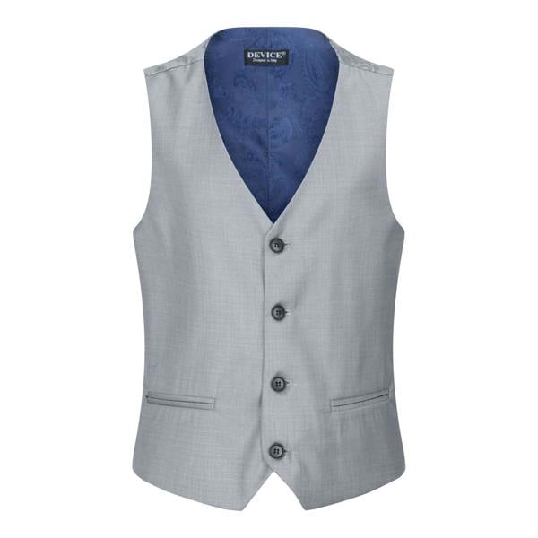 Paul Andrew Boys 3 Piece Light Grey Classic Retro Suit