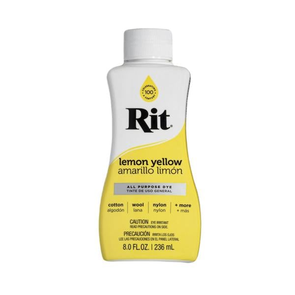 Rit All Purpose Liquid Dye - High Pigment Fabric Colouring Dyes 8oz