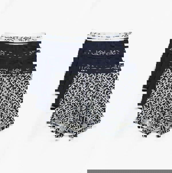 GANT G PATTERN Mens Trunks 3-Pack Evening Blue