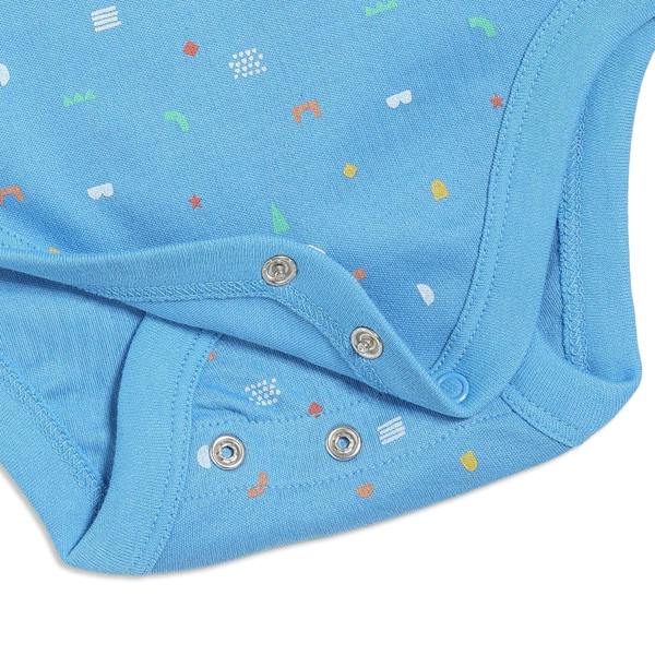 Mini Cuddles Baby Boys 3pk Printed Bodysuits, Multicolour