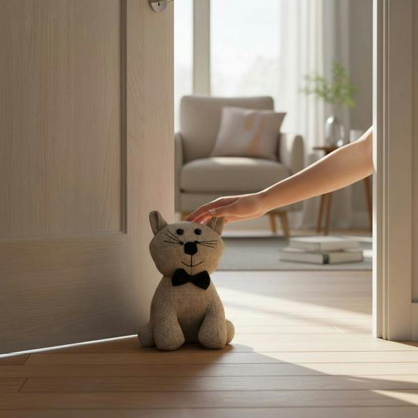 25CM ASST CAT DOOR STOP 1.2KG