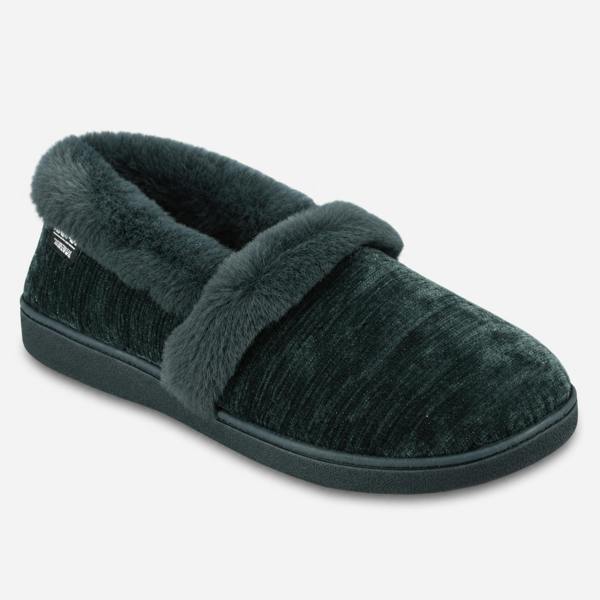 Totes SPARKLE FULL BACK SLIPPER Full Slippers Full Slippers   in  Green
