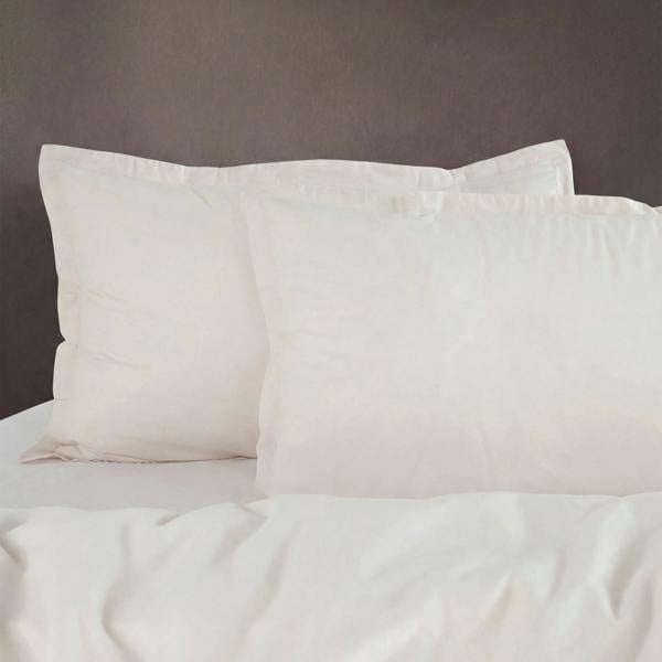 Martex Signature Washed Cotton Oxford Pillowcase Pair - Soft Shore