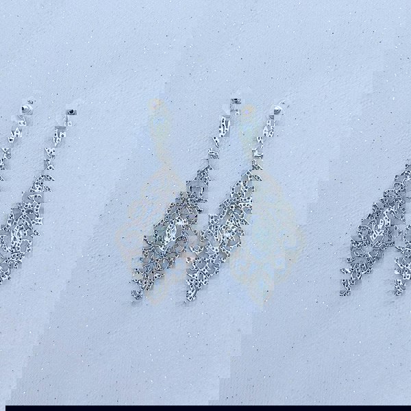 Statement Earrings Long Drop Earrings with Crystal back silver