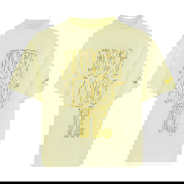 Nike Girls Shine Boxy T-Shirt - Cream