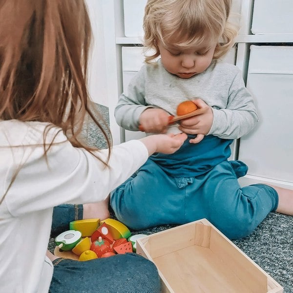 Bigjigs Toys Cutting Fruit Crate