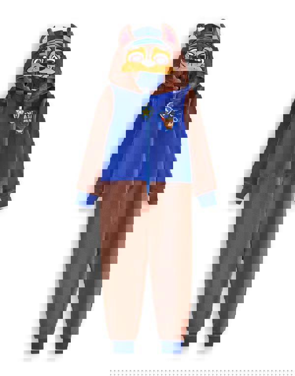 Paw Patrol Unisex Kids Blue Chase Applique Face Onesie