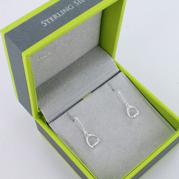 Sterling Silver Stirrup Drop Earring - Reeves & Reeves