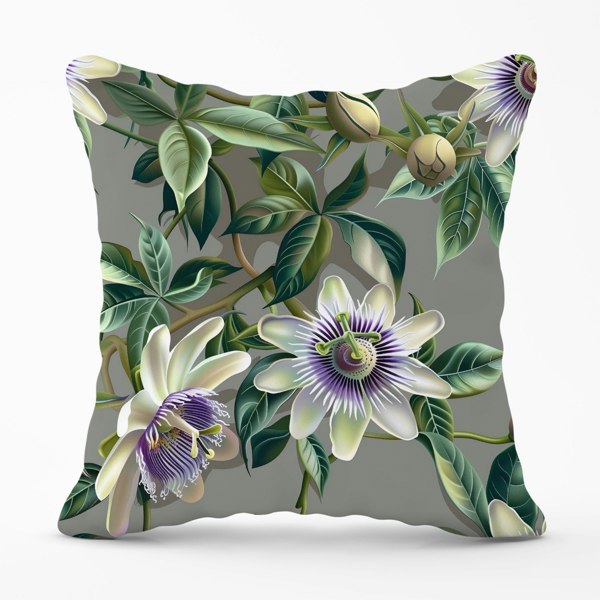 Warren Reed Passion Flowers Cushions