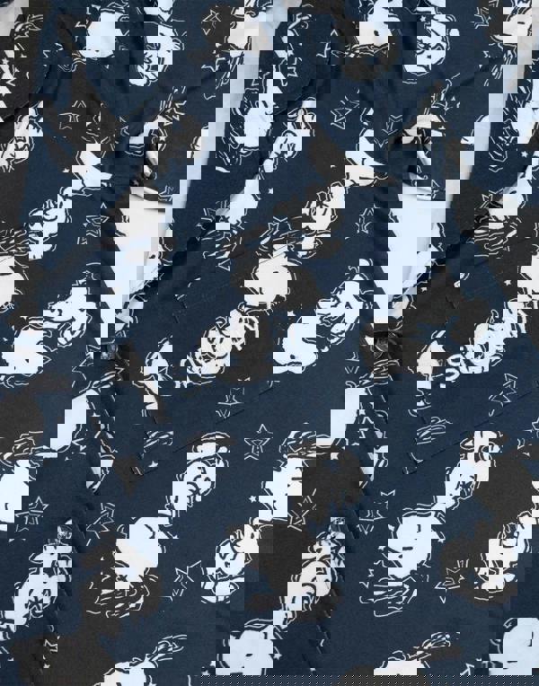 Peanuts Womens Blue Snoopy Long Sleeve Long Leg Pyjama Set