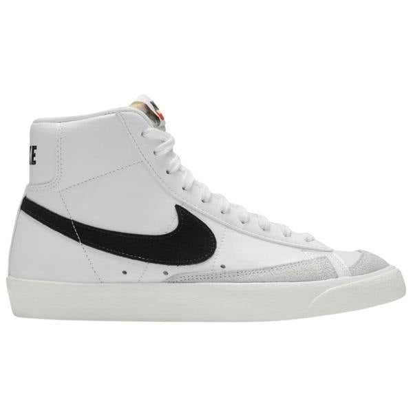 Nike Unisex Adult Blazer 77 Leather Mid Cut Trainers - White/Black - 