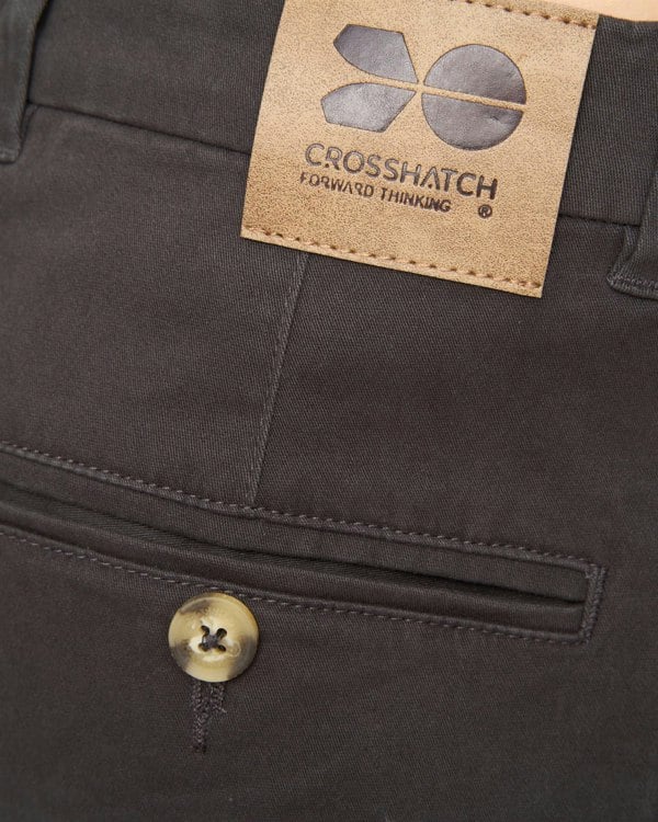 Crosshatch Roysden Chinos Charcoal