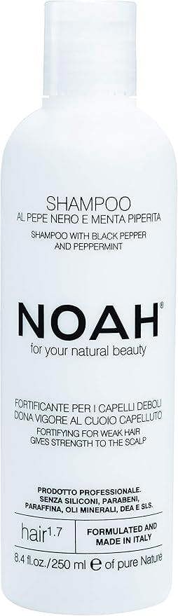 NOAH 1.7 Noah Weak Hair Shampoo With Black Pepper & Peppermint 250ml