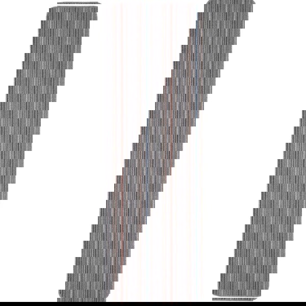 Stockholm Grey/Clay Washable Mat | Durable Rugs Collection