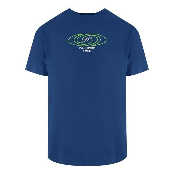 Plein Sport Spiral Logo Navy Blue T-Shirt