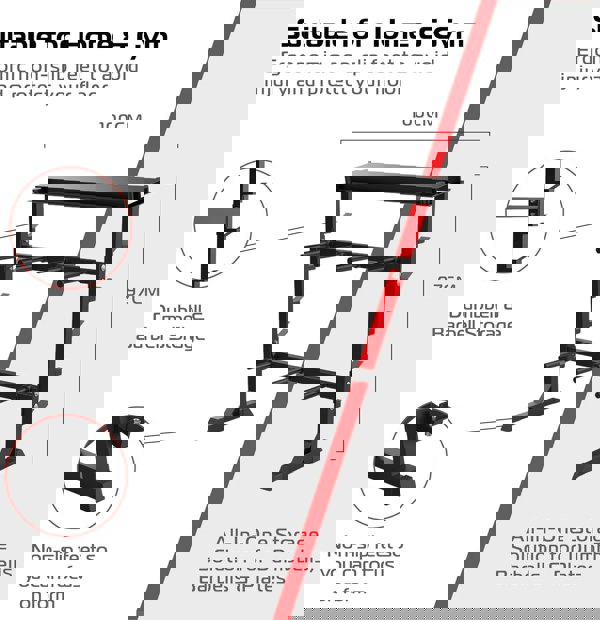 Body Revolution Heavy Duty A-Frame Dumbbell Rack
