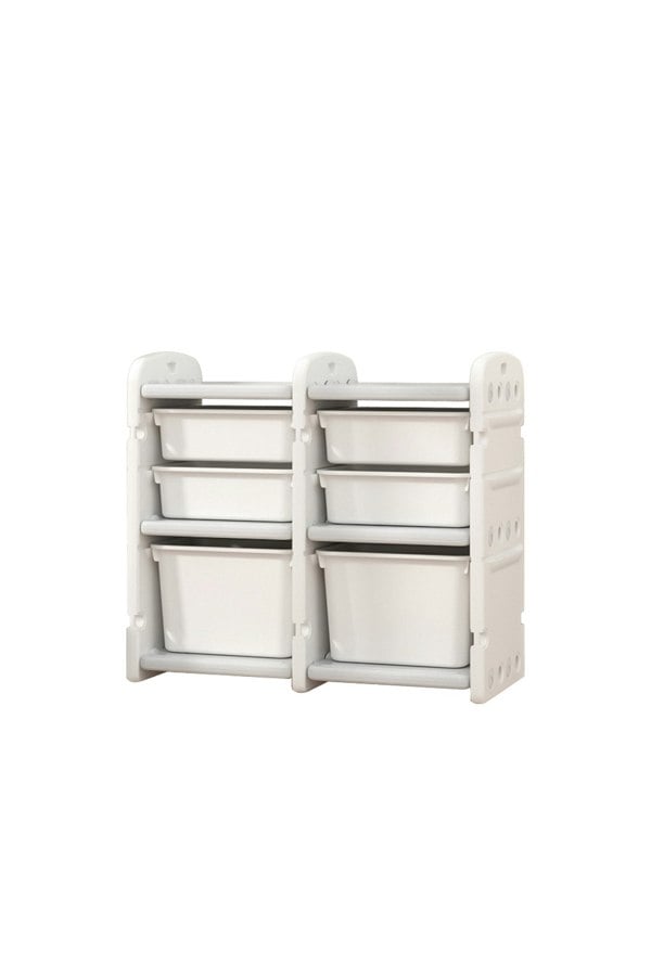 Living and Home Kids Storage Cabinet for Toys Clothes Books, Plastic Organizer