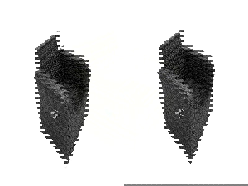 Fimous Rattan Garden Outdoor Furniture Set Love Sofa Reclining Chair Square Coffee Table Set with Side Table 2 Big Stool Dark Grey Mixed